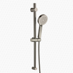 Airth Chrome Slide Rail Riser Rail Shower Kit with Adjustable Top Bracket - Image 2