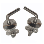Twyford Bathrooms Toilet Seat L Shape Stainless Hinge Set H004A - Image 3
