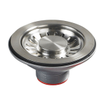 FRANKE Kitchen Sink Basket Strainer Waste Drain NO OVERFLOW 112.0307.599