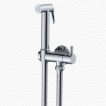Annan Chrome Douche Kit With Integrated Isolator Valve & Handset Holder