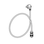 Geberit 242.839.P0.1 Mains 2 Pin Plug Cable for AquaClean Toilets - Image 2