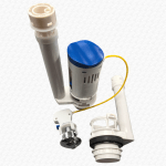 Toilet Push Button Dual Flush Cistern Syphon Valve with Yellow Cable - Image 7