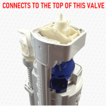 Duravit Geberit Toilet Push Button Dual Flush Chrome Finish Flush Button - Image 4