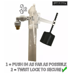 Pushfit Ideal Standard SV96667 REPLACEMENT Converts Conceala SV80367 to SV04467 - Image 3