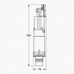 Grohe 42253 Pneumatic Flush Valve | Air Flush Discharge Drop Valve for 38456/38661 - Image 3
