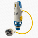 1.5" Old MULTIKWIK Multiflush Push Button Flush Valve with Yellow Short Cable