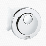 Grohe Adagio New Style Dual Flush Push Button | Cable Operated Round Chrome | Genuine Spare 39056
