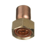 15mm x 1/2" End Feed Straight Tap Connector Copper Fitting