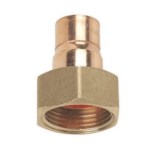 15mm x 3/4" End Feed Straight Tap Connector Copper Fitting