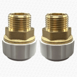 PUSHFIT Flexi Tap Tail Adaptors Pair for Monoblock Taps from 1/2" to 15mm - Image 3