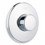 Grohe 37761000 Air Single Flush Push Button | Chrome Pneumatic Flush for Concealed Cisterns