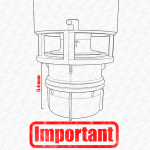 Old Pegler Pro Original Flush Valve Replacement for Discontinued Syphon - Image 4