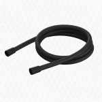 Matt Black 1.5m Smooth Flex Shower Hose | Anti-Twist & Easy-Clean PVC
