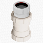50 52 55mm To 40 42 43mm Waste Pipe Joiner Coupling Compression Multifit
