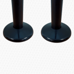 Black Radiator Pipe Cover Kit made Snap On 200mm Long - Image 3