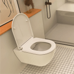 Long D-Shaped Toilet Seat – 467mm Elongated Soft Close Top Fix Design - Image 5