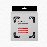 K.VIT 150cm Smooth Flex Anti Twist Shower Hose in Silver Easy Clean - Image 2