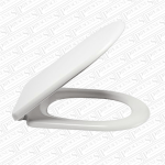 Long D Shaped Toilet Seat Soft Close fits Eastbrook Linea - Image 4