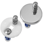 NEW Top Fix Toilet Seat Fittings Hinges Pins 10mm Pins WC - Image 8