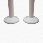 White Radiator Pipe Cover Kit made Snap On 200mm Long - Image 3