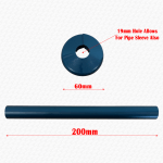 Anthracite Grey Radiator Pipe Cover Kit made Snap On 200mm Long - Image 5