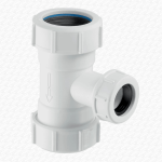 McAlpine V33T-FP Low Level Toilet Flush Pipe Overflow Tee Piece