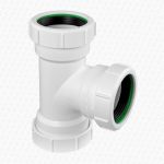 50mm 52mm 55mm Tee Junction Compression Multifit 2" Shower Urinal Drain