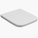 Kartell K-VIT Trim Square Soft Close Toilet Seat | Gloss White POT472TR