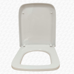 Kartell K-VIT Trim Square Soft Close Toilet Seat | Gloss White POT472TR - Image 2