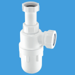Genuine McAlpine A10A 32mm Adjustable Inlet Bottle Trap | 1 1/4" Basin Waste with Multifit Outlet