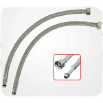 Viva SSH7/A 300mm Flexible Monobloc Tap Connectors – M10 x 1/2" (Pair)