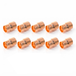 28mm x 22mm End Feed Reducing Coupling | Copper Plumbing Fitting (10 Pack)