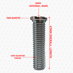 47mm Kitchen Sink Strainer Waste Replacement Bolt – 12mm Thread - Image 2