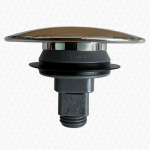 Bathroom Sink / Basin Replacement Domed 63mm Clicker Plug & Spring Mechanism - Image 2