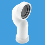 McAlpine Question Mark Space-Saving Toilet Pan Connector (WC-CONQ)