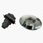 Bathroom Sink / Basin Replacement Domed 63mm Clicker Plug & Spring Mechanism - Image 5
