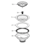 Blanco Universal Single Bowl Basket Strainer Waste Kit (00453632) - Image 2