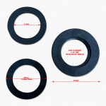 Replacement Basin Waste Seal Kit (1.25" Plastic Nut & 2 Washers) - Image 2