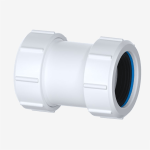 32mm to 36mm Multifit Straight Compression Waste Pipe Coupling (1.25")