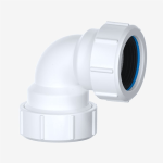 32mm to 36mm Multifit 90-Degree Compression Waste Pipe Elbow Bend (1.25")