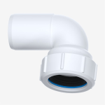 32mm to 36mm Multifit 90-Degree Plain End Basin Trap Outlet Connector (1.25")