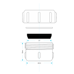 Compression Waste Pipe Stop End Blanking Cap — 32mm to 36mm (1.25") - Image 4