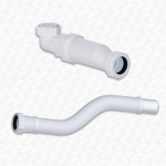 Freestanding Bath Waterless Waste Trap Kit with Flexible Pipe (1.5" / 40mm)