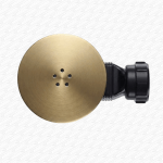 Ultra Slim Shallow 90mm Shower Tray Waste Trap with Brushed Brass Top - Image 2