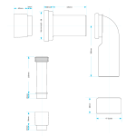 Universal 90-Degree Angled Cistern Frame Inlet & Outlet Flush Pipe Kit for Wall Hung Toilets - Image 7