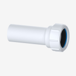 32mm to 36mm Multifit Straight Plain End Basin Trap Extender Connector (1.25" x 115mm)