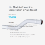 Freestanding Bath Waterless Waste Trap Kit with Flexible Pipe (1.5" / 40mm) - Image 3