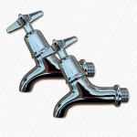 Armitage Shanks Alterna ½ inch bib taps S7160AA chrome commercial bib taps