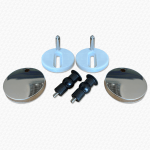 8mm top fix toilet seat fittings pair