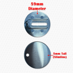 NEW 60mm Top Fix Toilet Seat Fittings Hinges Pins 6mm Pins WC - Image 4